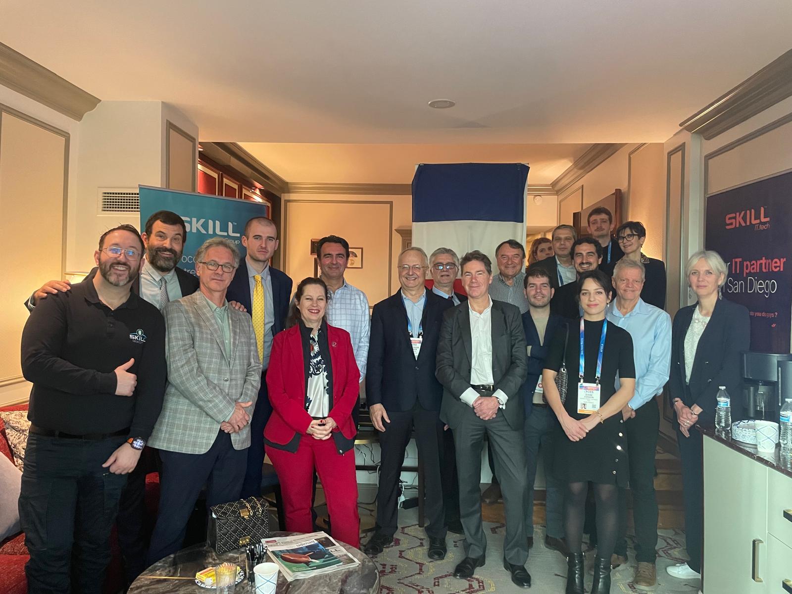 Delegation at ABBC x Skill Group Transatlantic Suite, CES 2026