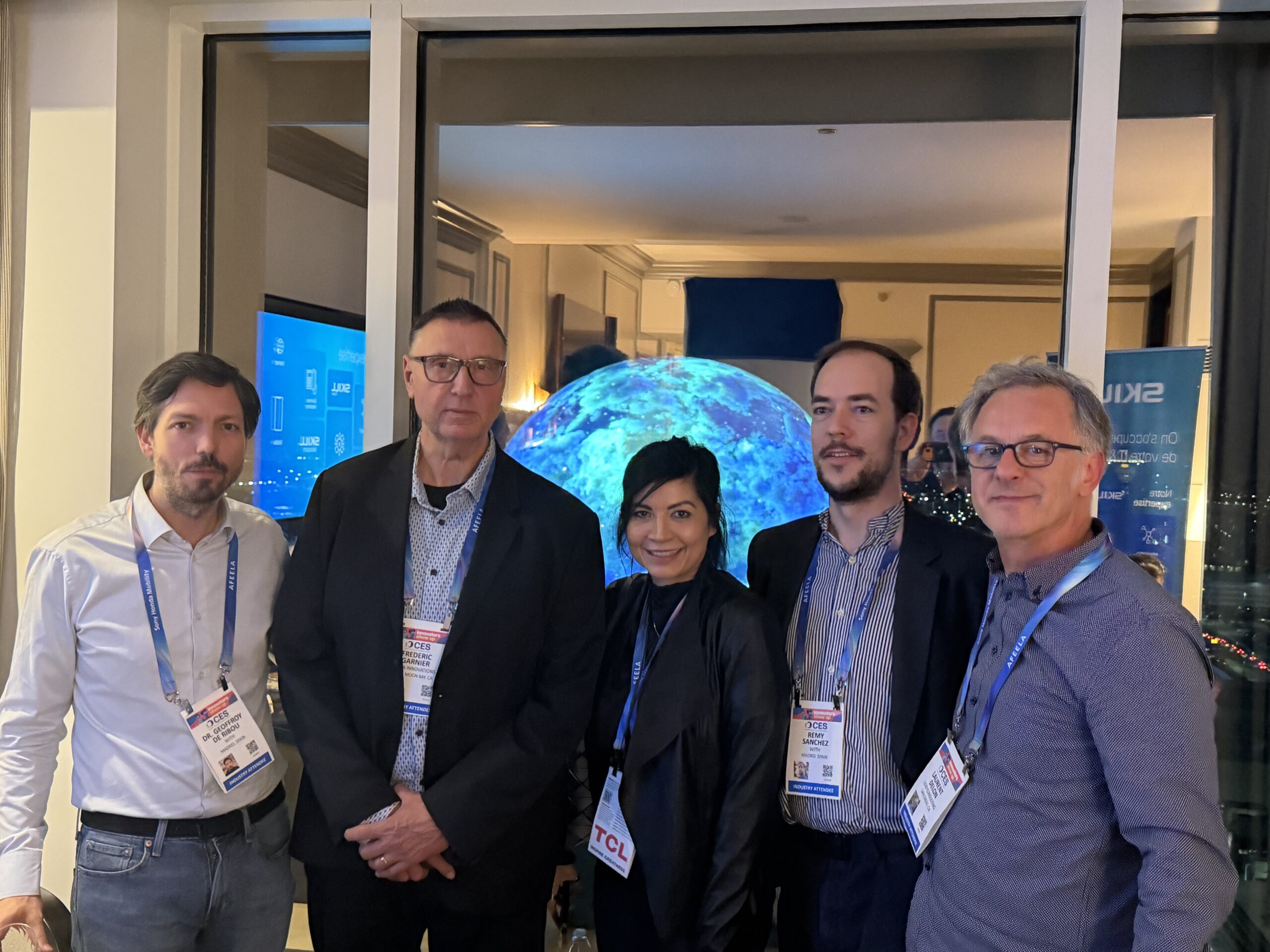 FrenchFounders et communaute internationale - networking dans la suite ABBC, CES 2026